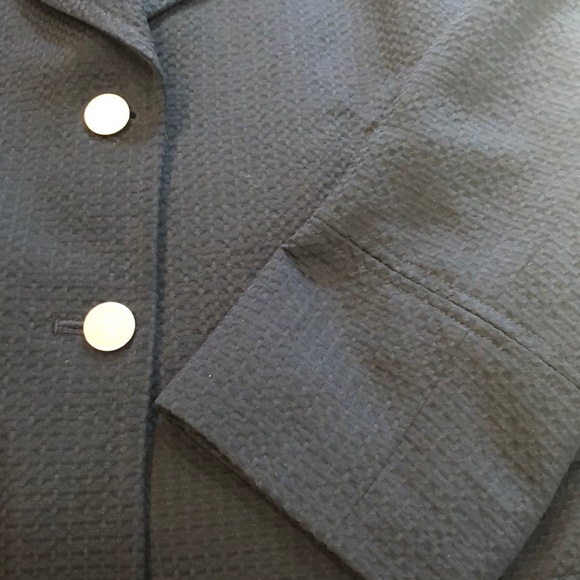 EUC Liz Claiborne 3/4 sleeve navy jacket - Picture 5 of 8